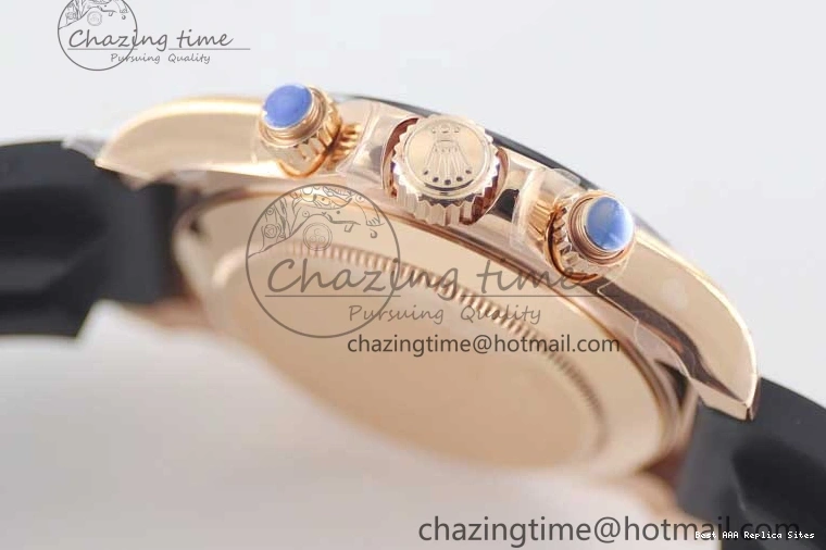 Good Copy Rolex Watches Strap TWF 904L 2416 Diamonds RG on 116515 A  Steel Best HighQuality RG Black Dial Daytona Edition Oysterflex 1:1 0114